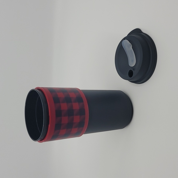 Tupperware Holiday Buffalo Eco to go Cup NEW Red - Picture 4 of 9